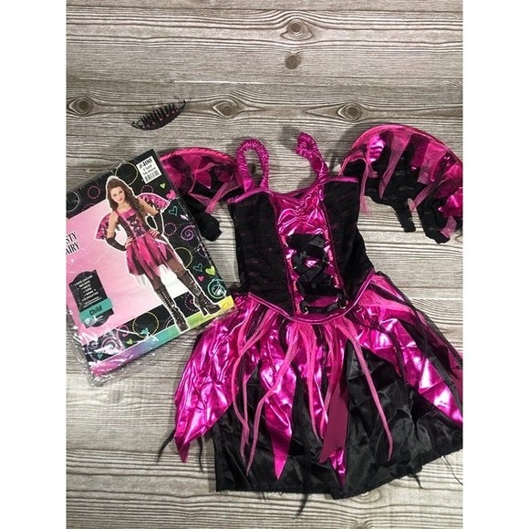 Feisty Fairy girls halloween costume size Medium 8-10 - Picture 3 of 7